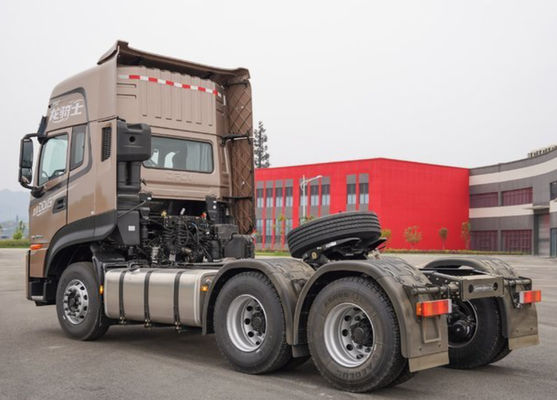 6x4 CNG Semi-Truck 470HP 유로 5 배출량 수준 90km/h