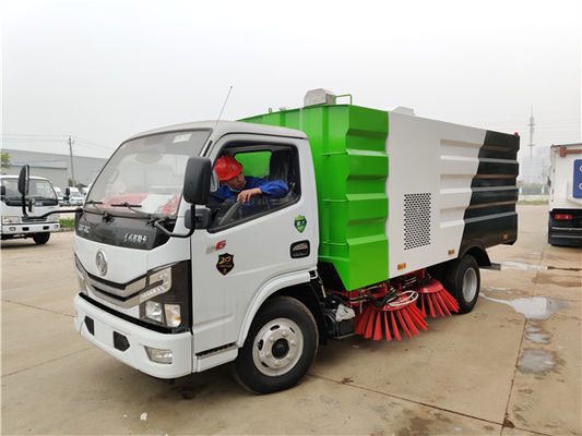 둥펜 D6 쓰레기 처리 트럭 도로 청소 트럭 130HP 디젤 연료 엔진