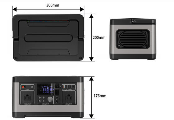 500W 520Wh 리?? 이온 배터리 발전기 발전소 OEM