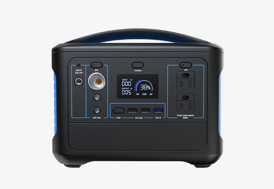 야외 캠핑용 600W Lifepo4 태양 리?? 발전기 배터리